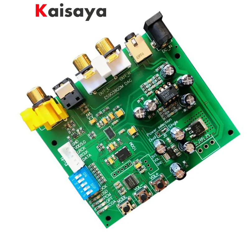 Цифровой аудио декодер ES9038Q2M I2S IIS DSD DOP коаксиальный SPDIF 32 бит 384k DSD128 DSD256 для Hi Fi A9