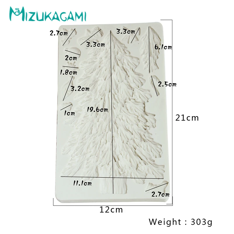 3D большая рождественская елка снежинка бант силиконовая форма Помадка Торт Шоколад силиконовая глина кухонные инструменты для выпечки DJ-01176