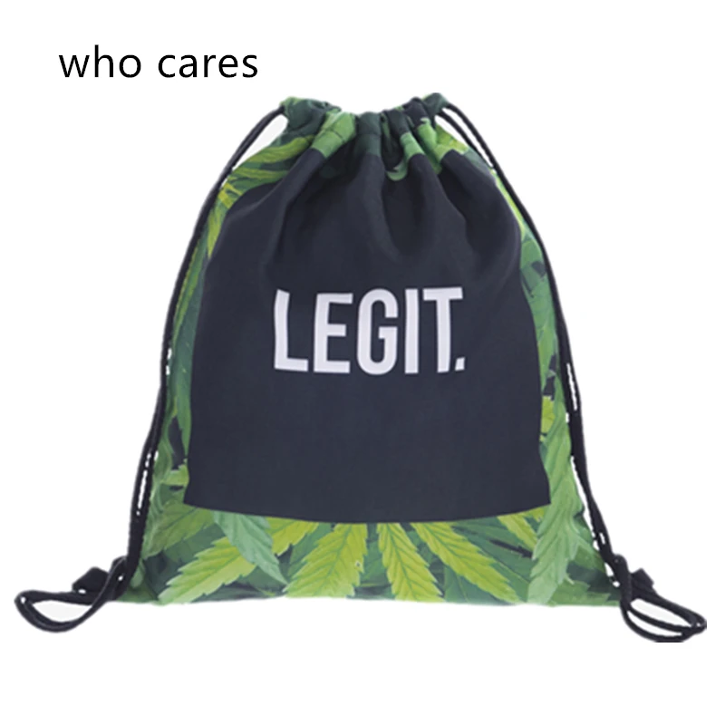 Who Cares 3D Printing Legit Mochila Feminina Backpack Women Fashion