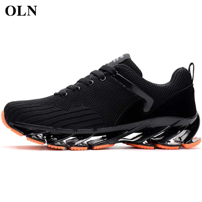 

OLN New Men Brand Outdoor Jogging High quality fabric Men Running Shoes Comfortably Men Sneakers Super Light Outdoor Athletic