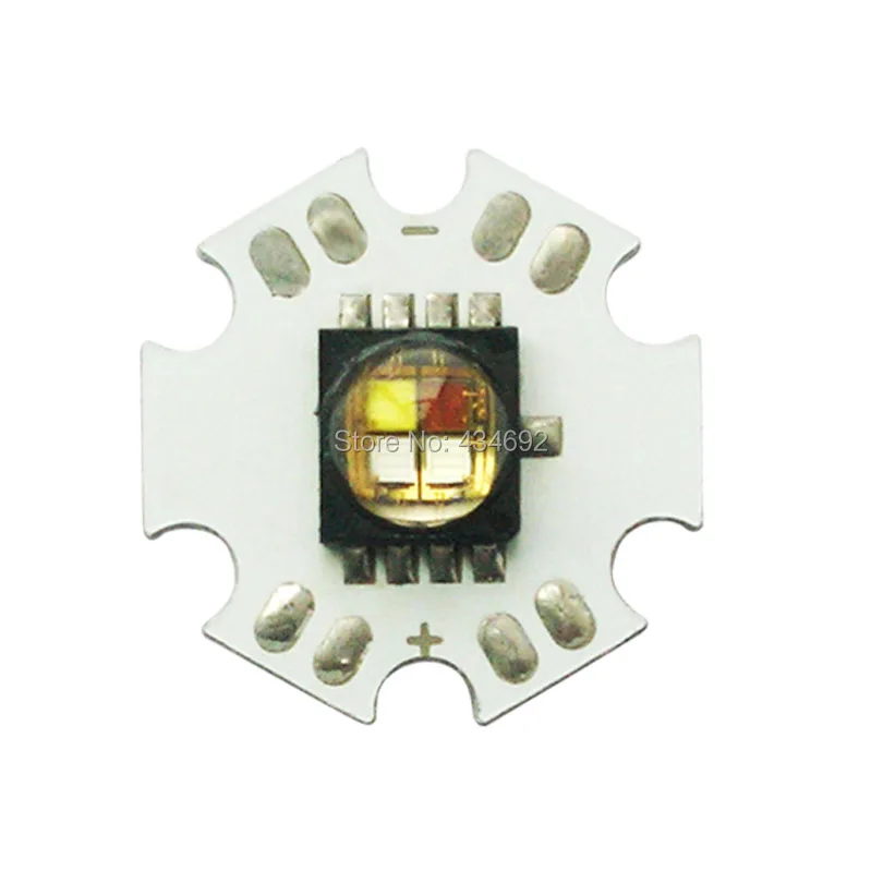 10 Вт Cree 20 мм Star PCB MC E RGBW RGB + белый высокомощный светодиодный светильник 370LM ~ 430LM для