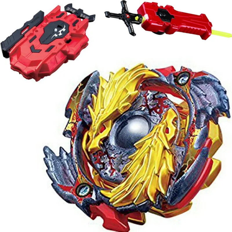 Beyblade Black Victory Strike God Valkyrie/Valtryek Infinite B-96 Starter W/Launcher+ Lr Red Launcher и Sword Launcher