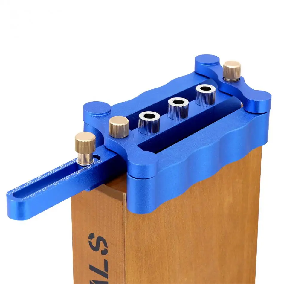 WALFRONT Self Centering Doweling Jig Drill Guide Woodworking Hand Tools