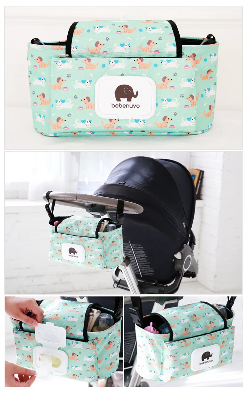 Многофункциональный водонепроницаемая детская коляска сумка-Органайзер мягкий подгузник сумка Младенческая малышей Путешествия подгузник сумка для подгузников, мам сумка