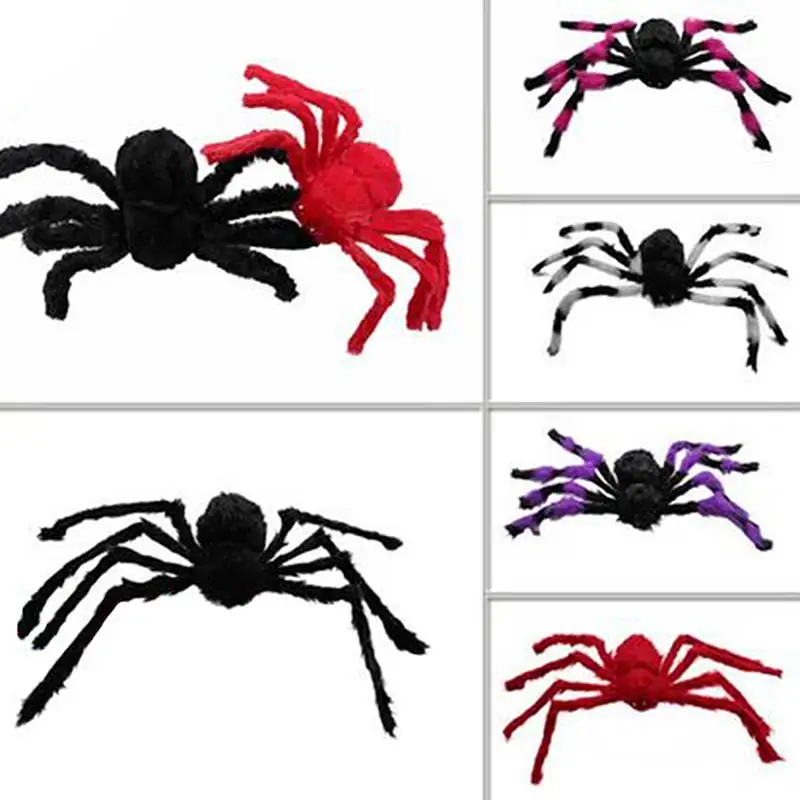 plush spider toy halloween decoration haunted house indoor outdoor party decor props hot sale - Halloween Decorations On Sale plush spider toy halloween decoration haunted house indoor outdoor party decor props hot sale - Halloween Decorations On Sale