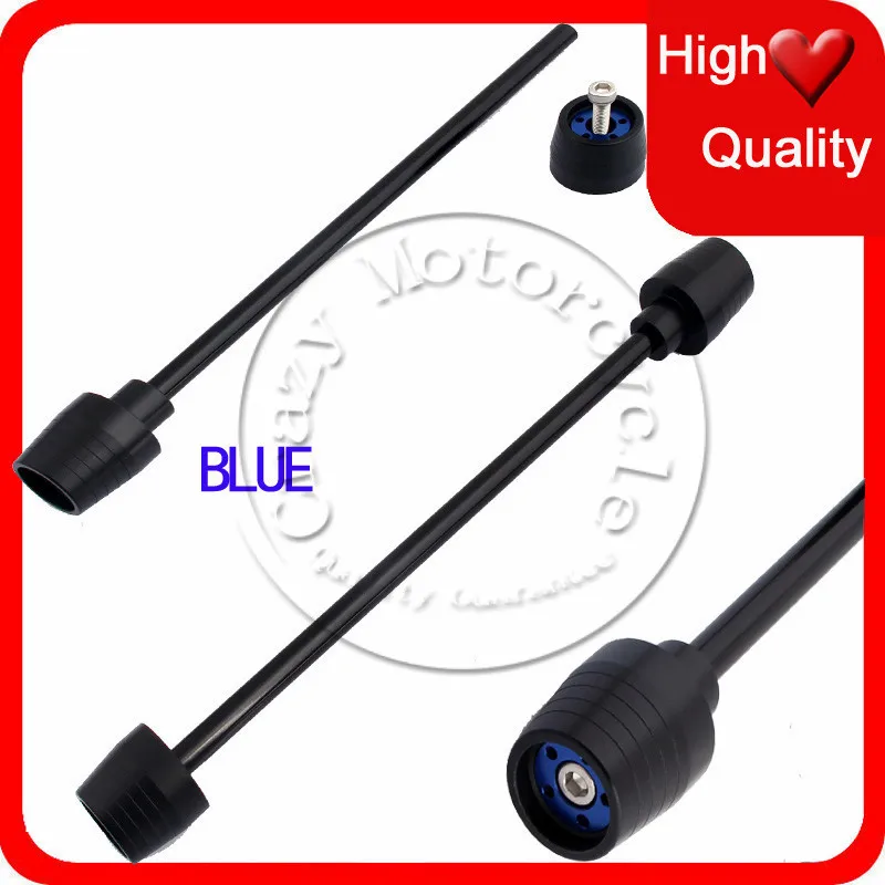 Пригодный Для Honda RC51 RVT1000 SP1 SP2 Передний Мост Вилка краш ползунки Cap Синий Мотоцикл