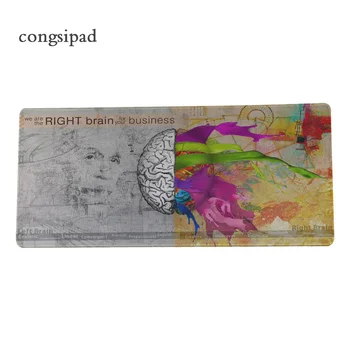 

Large Gaming DIY Design Pattern Computer Mousepad Gaming Mouse Pad For Cerebral Brain Hemispheres 300x600