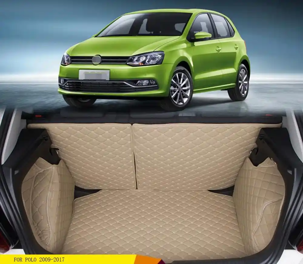 * sur mesure en PVC Boot Liner Mat Plateau VW POLO HB DEPUIS 2009 LOWER TRUNK