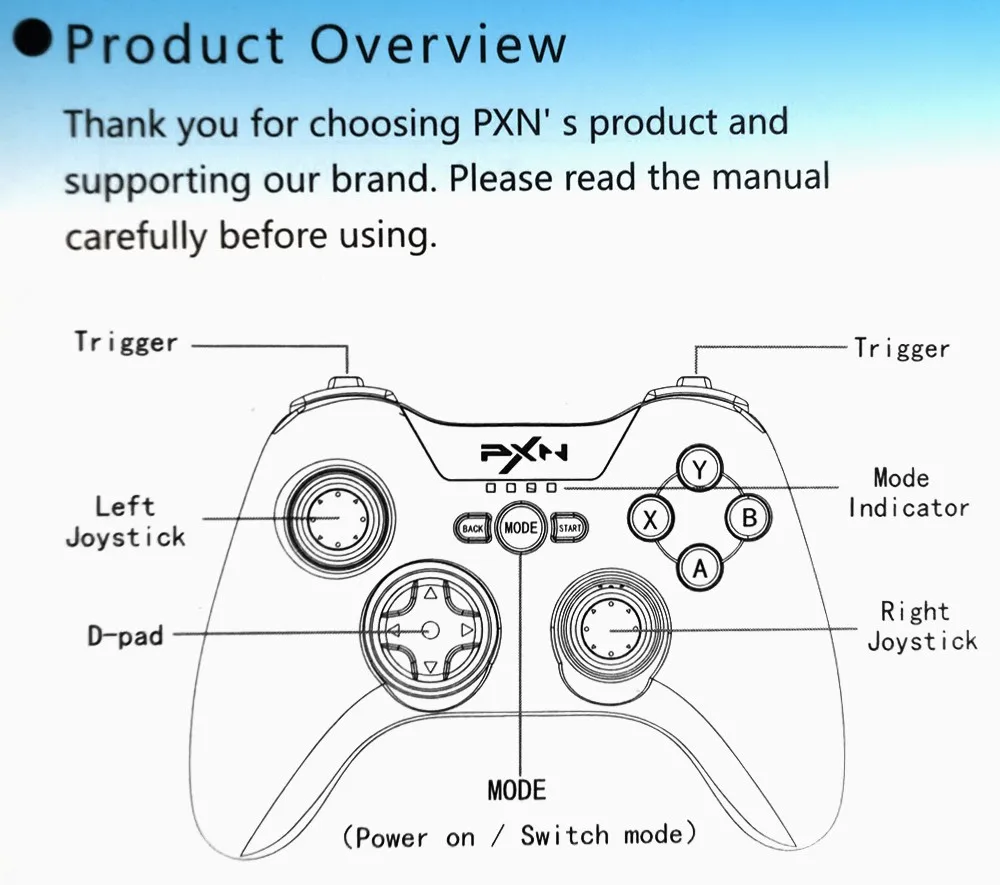 PXN 9613 беспроводной Bluetooth геймпад игровой контроллер Портативный Ручка кронштейн джойстик для ПК/Планшеты/Android смартфон/ТВ коробка