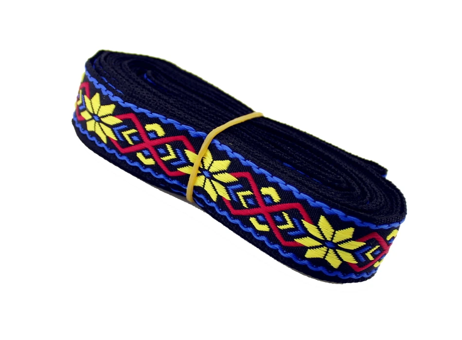 Untarsel 5 ярдов/партия 2,5 см модная жаккардовая тесьма grosgrain Кружева Этническая отделка Туалетная аппликация Подушка Диван DIY аксессуар deco