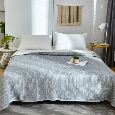

2019 Summer Cotton Air Conditioning Quilt Comforter Blanket Full Queen King Dotiki Throws Bedspread Plaids Patchwork Bed Covers