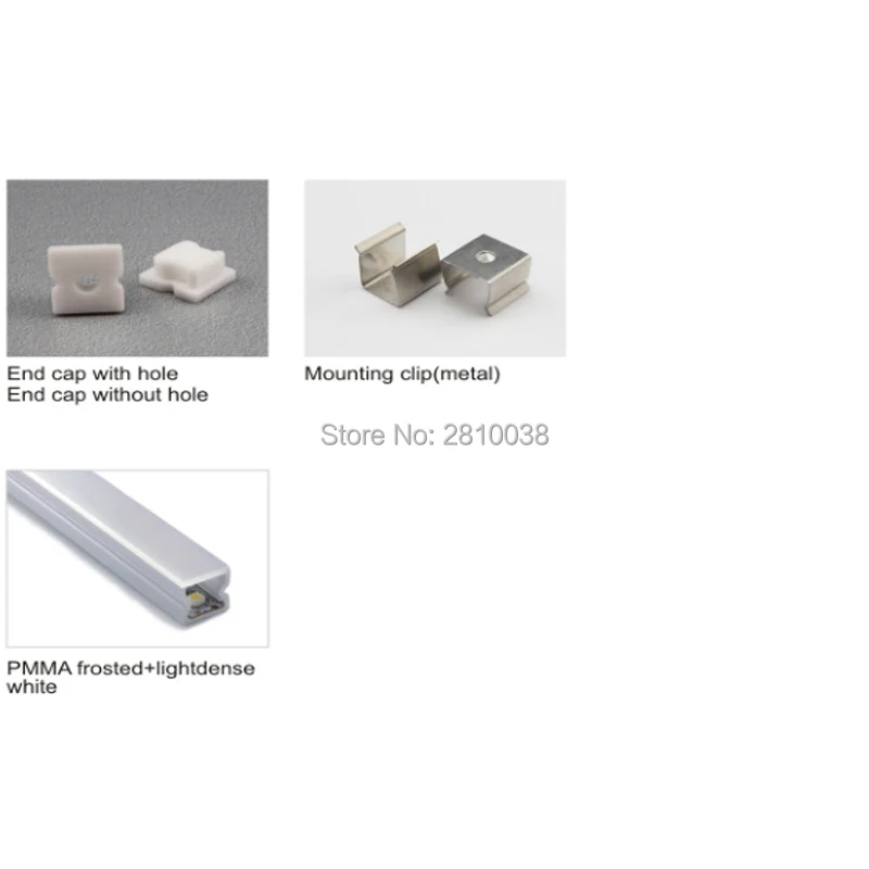 500X1 м комплектов/партия супер тонкий алюминиевый профиль светодиод и водонепроницаемый тип U светодиодный алюминиевый профилей для