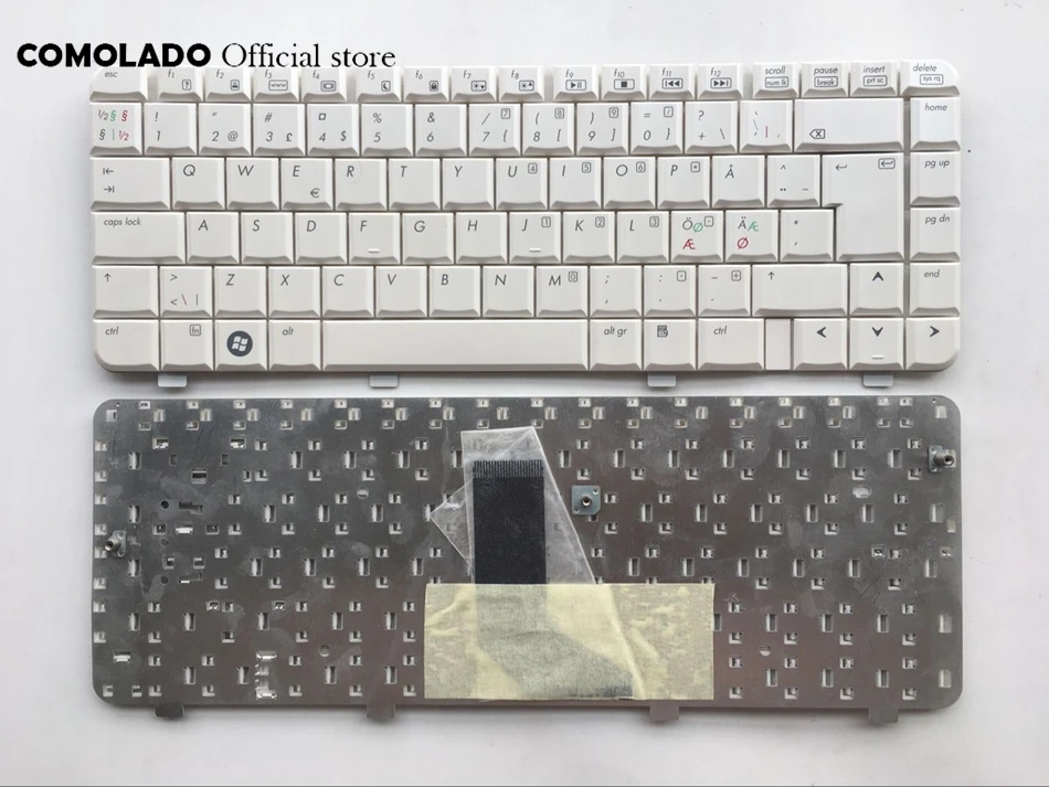 ND Nordic клавиатура для hp Pavilion dv5t dv5z dv5 dv5-1000 QT6A белая клавиатура для ноутбука ND раскладка клавиатуры