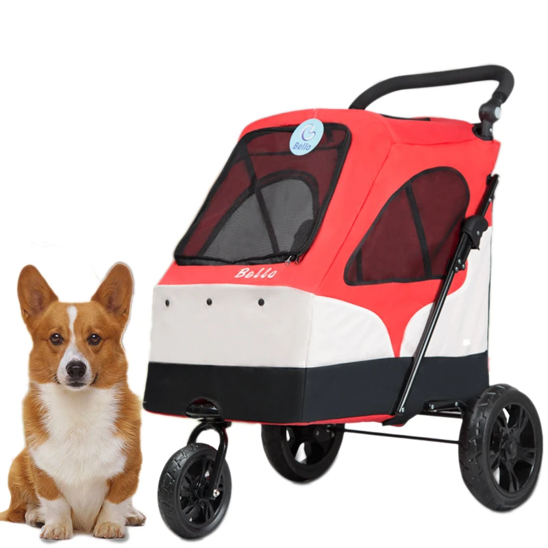 Brand 55kg Folding Dog/Cat Stroller Ultra Light Portable Pet Travelling