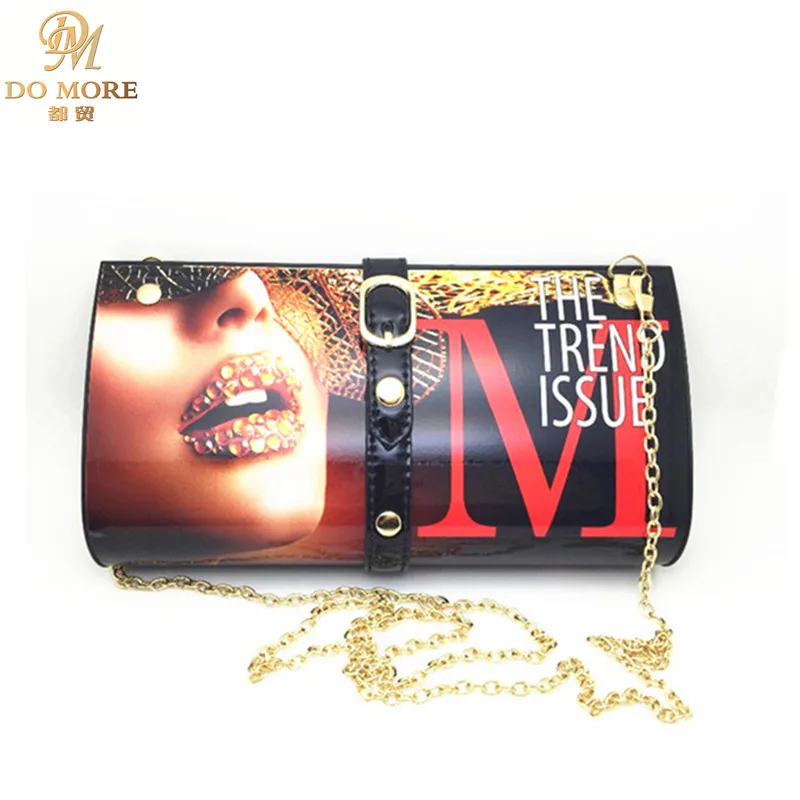 

Popular women magazine characters bags woman bag women magnet shoulder & crossbody bags vintage woman bag(small size)