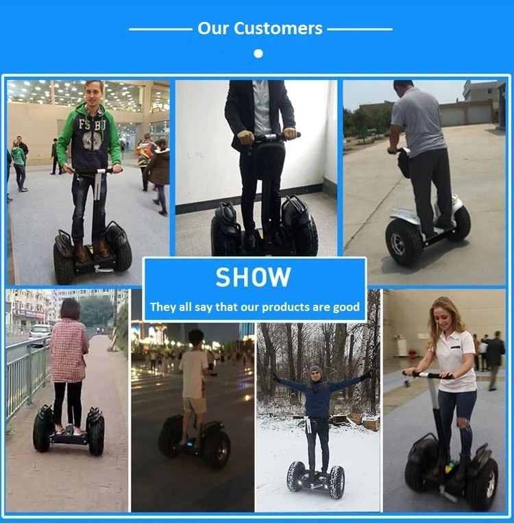 EUR No Cstom Duty Patrol 19 Inch Tire Two Wheel Electric Chariot Covered balance Electric Scooter 60v 2400W Escooter