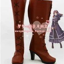 Eiyuu Densetsu Ao no Kiseki Rie Argent/Обувь для косплея; ботинки на заказ