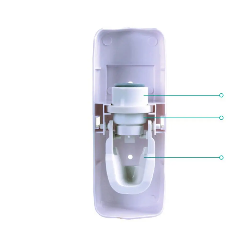ABS держатель для зубных щеток универсальный настенный органайзер для зубных щеток с автоматическим дозатором зубной пасты