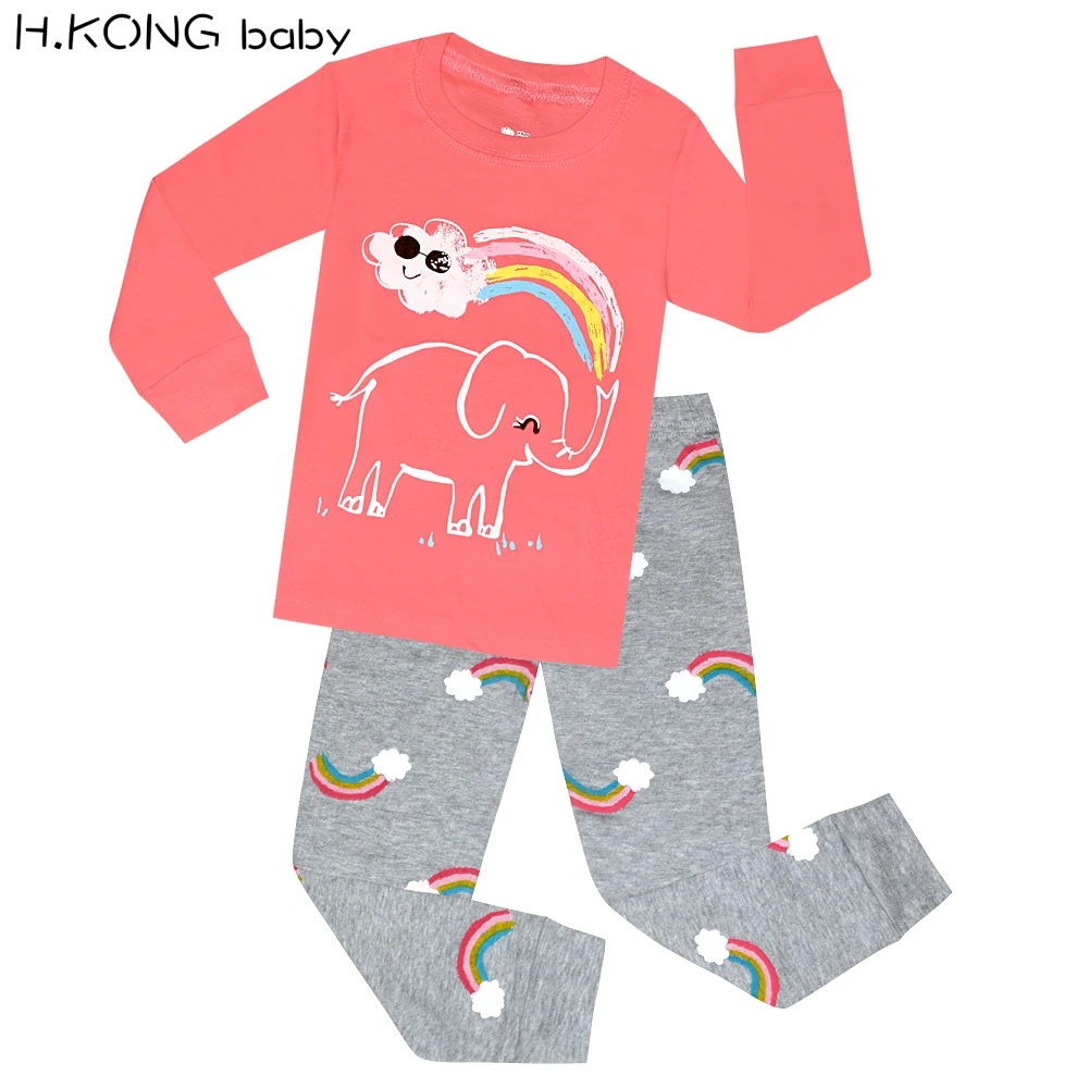 Little Girls Pajamas Toddler Shorts Unicorn Sleepwear for Kids Summer 100/% Cotton Pjs 2 Piece Clothes 2-7 Years