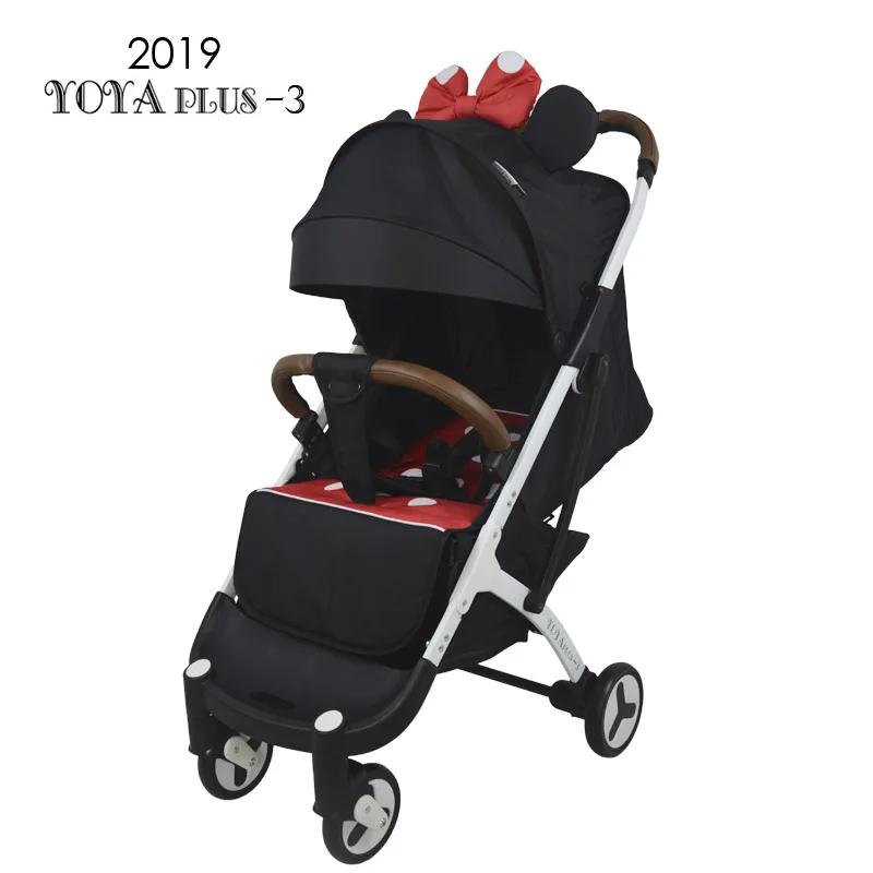 Yoya plus4 легкая детская коляска складная переносная тележка Коляска 2 в 1 с белой