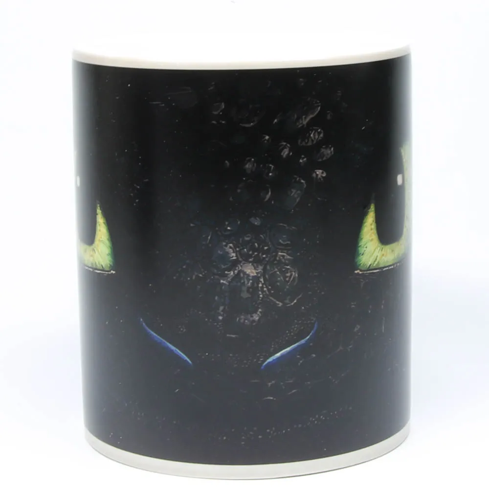 

1Piece How To Train Your Dragon Mug Heat Sensitive Transforming Heat Changing Cup Night Fury Toothless Coffee Mug