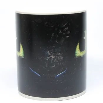 

1Piece How To Train Your Dragon Mug Heat Sensitive Transforming Heat Changing Cup Night Fury Toothless Coffee Mug