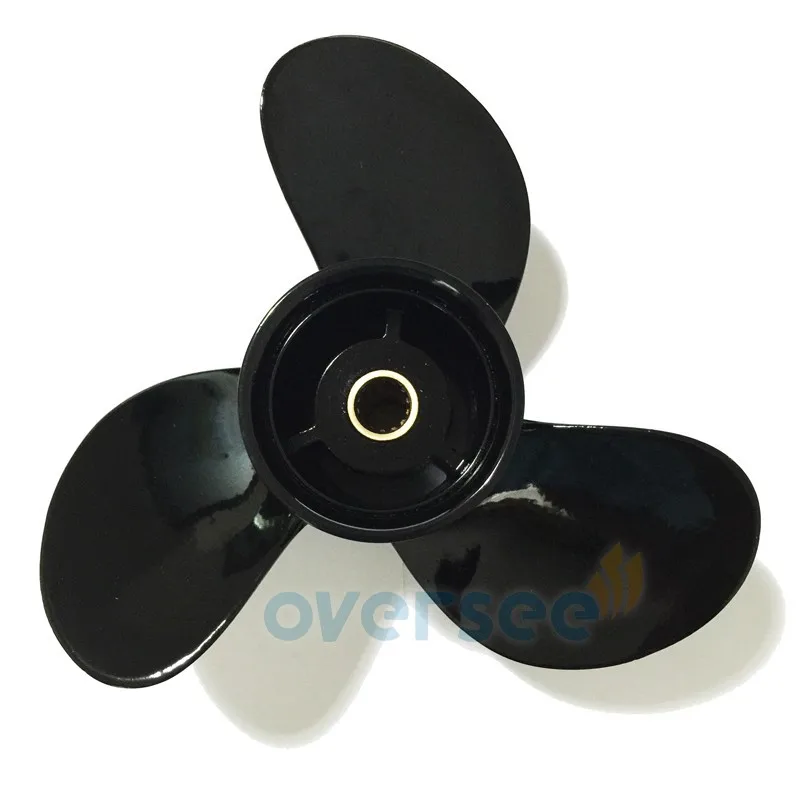 OVERSEE 362-64101-0 Aluminum Propeller 9 1/4x9 For Tohatsu 18HP 15HP Outboard Engine 9-1/4 x 9 