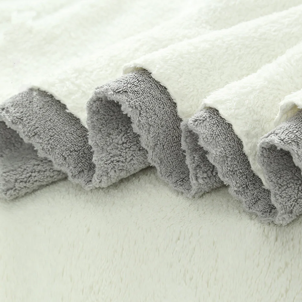 180*90 cm Thicken Microfiber Coral Velvet Dry Hair Towel Soft Super Absorbent Gym Yoga Adult Shower Quick-Dry Face Towel