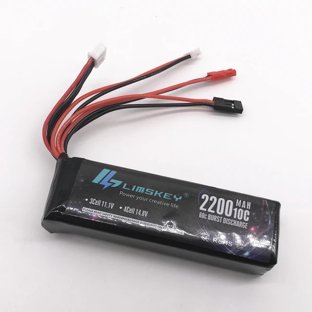 2200mAh 11.1V Battery for Hubsan X4 PRO transmitter / H109S / H501S/H502S/ H301S remote controller FPV1 H906A Battery of 6 hours
