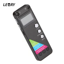 LEORY Mini 8 ГБ Цифровой диктофон Звук Аудио Портативный многоязычный диктофон с динамиком USB MP3-плеер Поддержка TF карты