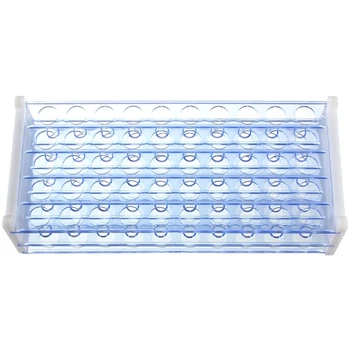 

Plastic Test Tube Stand Bracket Rack for 12-13MM Test Tubes 50 Hole Positions