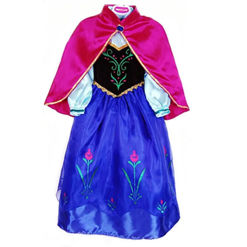 Frozen Dresses for Girls Princess Elsa Anna Dress Elsa Cosplay Costumes Birthday Party Dress Sofia Princess Clothing Vestidos Frozen Dresses for Girls Princess Elsa Anna Dress Elsa Cosplay Costumes Birthday Party Dress Sofia Princess Clothing Vestidos