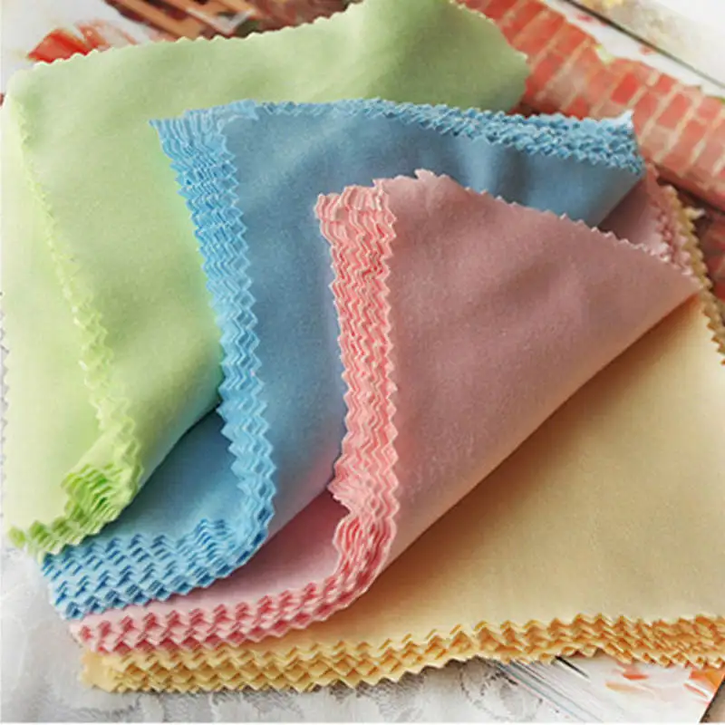 New 10pcs Glasses Eyeglasses Sunglasses Screen Microfiber Cleaner Cleaning Cloth