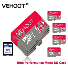 VEHOOT V01 micro sd 32 gb SDHC/SDXC 64GB Grade Class10 UHS-1 8GB C6 Memory Card Flash Memory Tarjeta De Memoria carte sd 2016