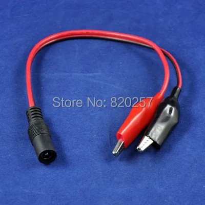 

Free shipping 10pcs lot Female DC connector to testing clip
