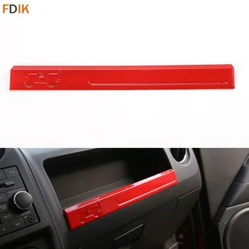 

Racing Red Interior Accessories Co-pilot Dashboard Storage Cover Molding Trim for Compass Patriot 2011 2012 2013 2014 2015