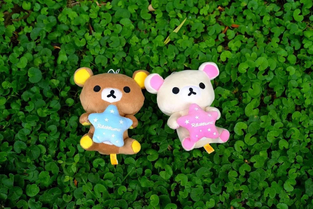 2PCEasy медведь, японский медведь, Расслабленный медведь, rilakkuma плюшевые игрушки, кукла захватывающая машина кукла