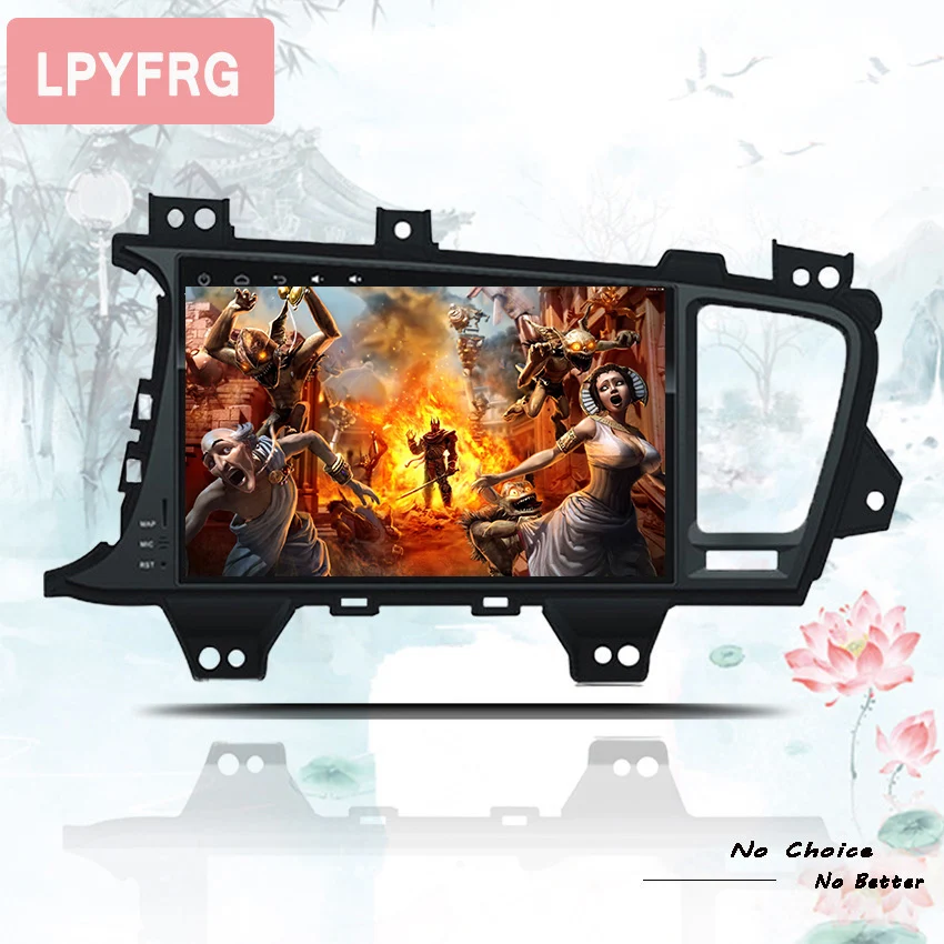 Discount 9"  android 9.0 Octa core 4G car DVD multimedia for kia optima K5 2011-2015 stereo autoradio car stereo head units tape recorder 5
