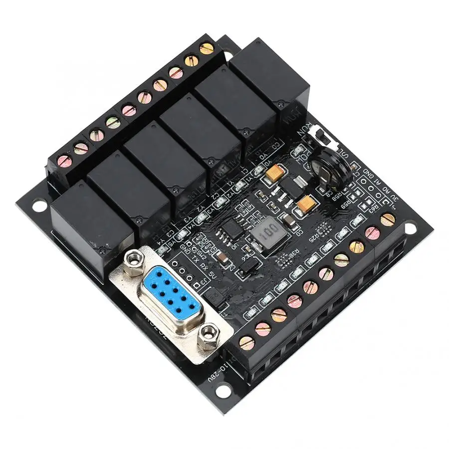 

PLC Industrial Control Board FX1N-14MR Programmable Controller DC10-28V Industrial Control Module