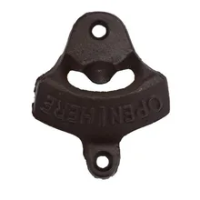 Прекрасный ПЭТ открывалка для бутылок пива+ винт чугуна Винтаж деревенский стиль коллекционные настенный барные стулья Прямая 70713