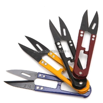 

U-scissors Sharp Thread Clipper Sewing Scissor Thread Cutter Tailor Nippers Scissors R12 Whosale&DropShip