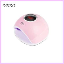 VEDO Star5 48 Вт УФ светодиодная лампа для сушки ногтей Таймер автоматический датчик солнцезащитный светильник для сушки всего Гель-лак УФ лампа для маникюра инструмент для дизайна ногтей