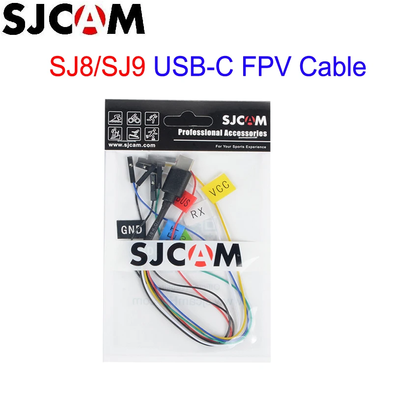 SJCAM SJ8 SJ9 серии тип-c FPV пульт дистанционного спуска затвора кабель для антенны FPV Для SJCAM SJ8 Pro SJ8 Plus SJ9 Strike SJ9 Max Экшн-камера