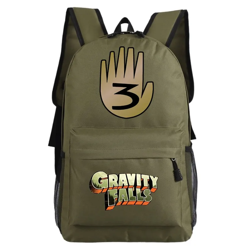 WISHOT Gravity водопад bill Waddles рюкзак дорожная сумка для подростков камуфляжная светящаяся сумка - Цвет: P