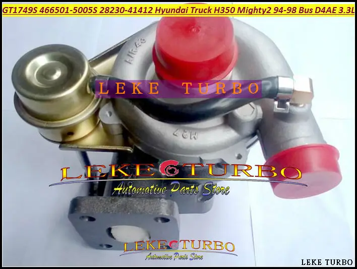 GT1749S 466501 466501-5005S 28230-41412 Turbo Turbocharger For HYUNDAI Truck H350 Mighty II 1994-98 Chrorus Bus H600 D4AE 3.3L (1)