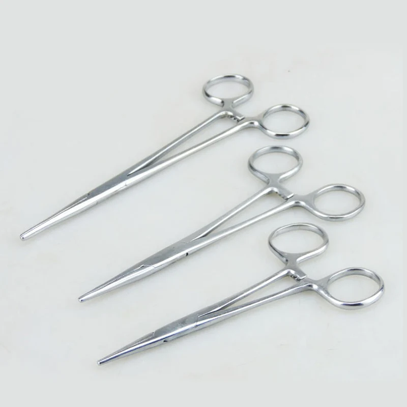 1 шт. щипцы Veterinary Hemostat 7/6.3/5.5 дюймов плоскогубцы из нержавеющей стали с изогнутым