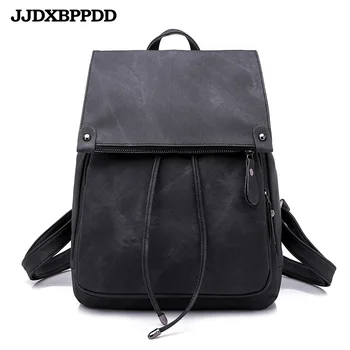 

Fashion Women Backpack High Quality Youth Leather Backpacks for Teenage Girls Female School Shoulder Bag Bagpack Student Bag