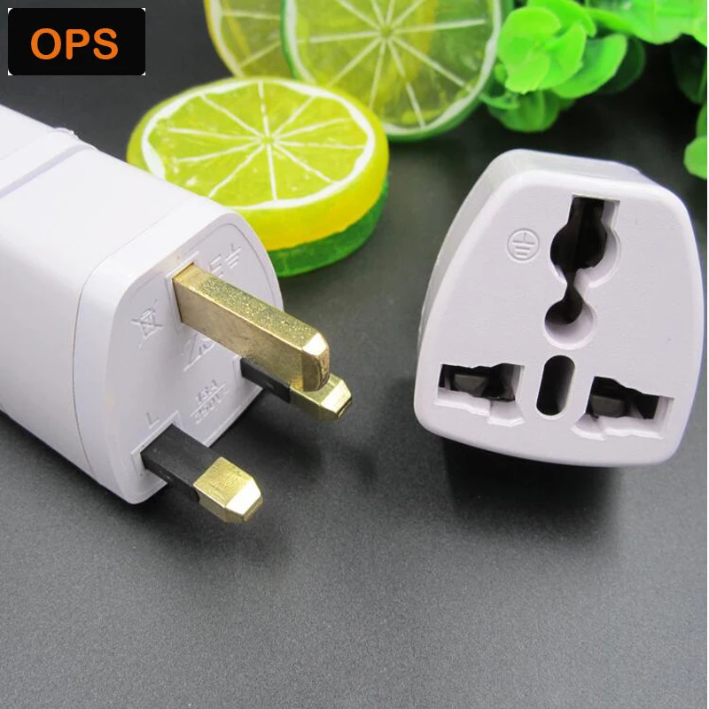 

High Quality Universal Travel Adapter US EU AU to UK plug Adapter Converter Power Plug Adaptor Converter