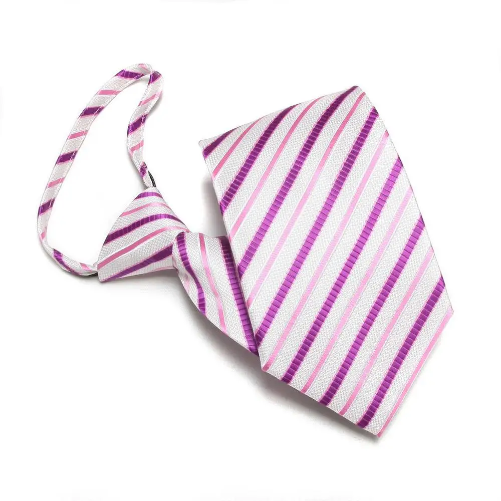 HOOYI 2019 šikovné kravaty na zip, pánská kravata, lehká kravata