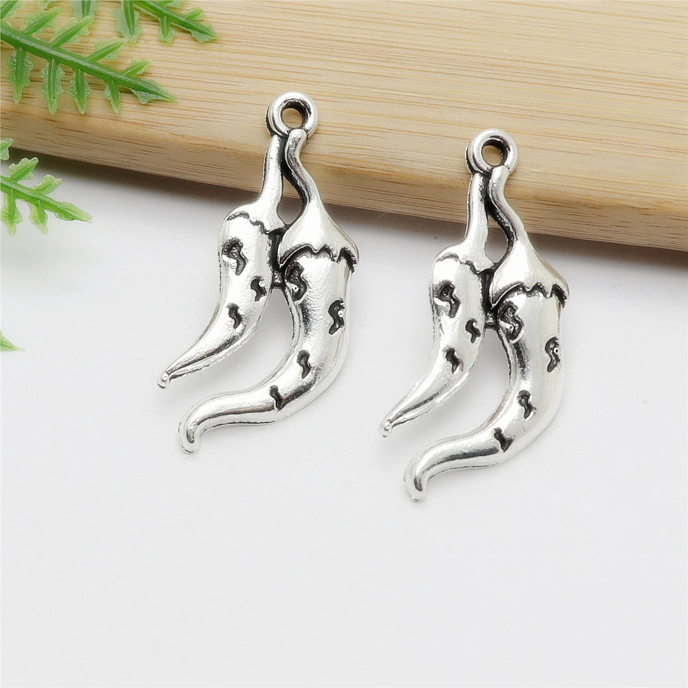 Оптовая продажа 65 шт./лот chili Charms Винтажные Ювелирные изделия фурнитура подходят